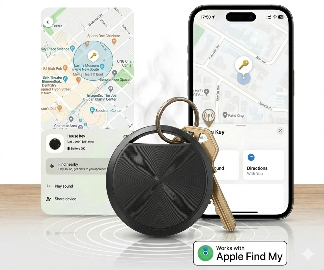 1 SafeTag – Find Hub Rastreador Inteligente Anti Pérdida GPS Android